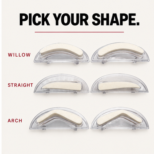 Willow Straight and Arch physical stamp shapes