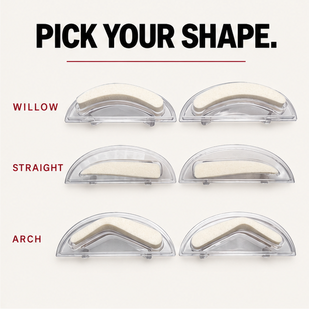 Willow Straight and Arch physical stamps