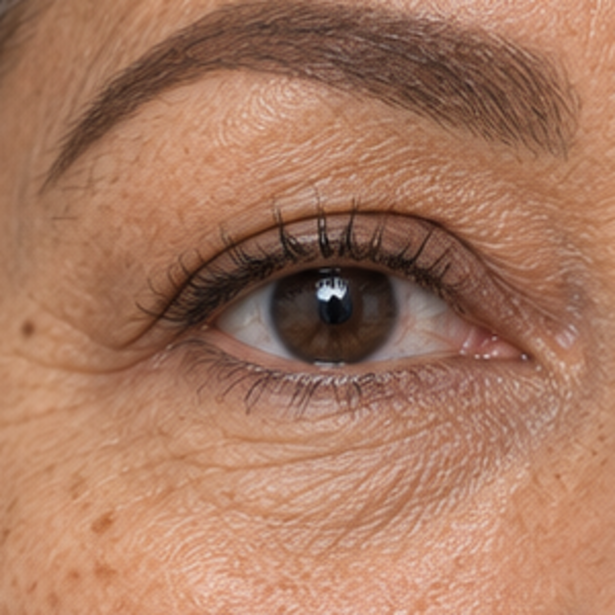 Medium Brown finished eyebrow